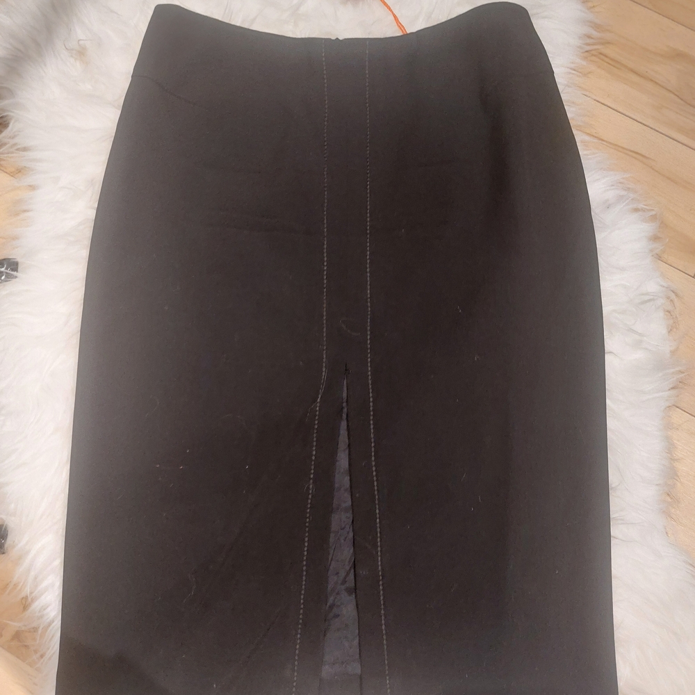 RED Valentino Classic Black Pencil Skirt